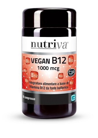 NUTRIVA VEGAN B12 60 COMPRESSE 1000MCG - Farmafamily.it
