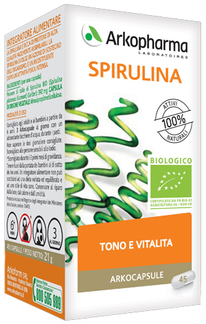 ARKOCAPSULE SPIRULINA BIO45 CAPSULE - Farmafamily.it