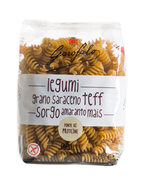 GAROFALO FUSILLI PASTA SENZA GLUTINE LEGUMI E CEREALI 400 G - Farmafamily.it