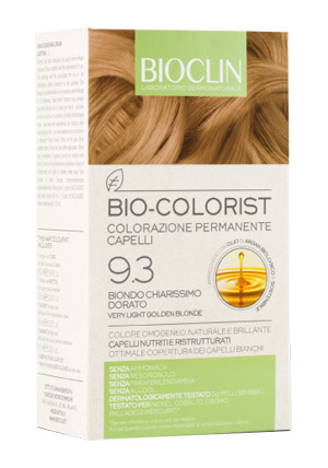 BIOCLIN BIO COLORIST 9,3 BIONDO CHIARISSIMO DORATO - Farmafamily.it