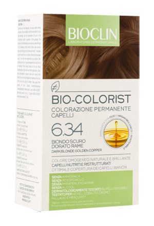 BIOCLIN BIO COLORIST 6,34 BIONDO SCURO DORATO RAME - Farmafamily.it