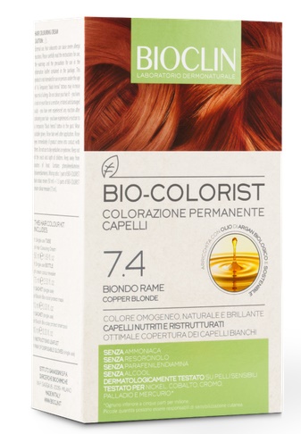 BIOCLIN BIO COLORIST 7,4 BIONDO RAME - Farmafamily.it