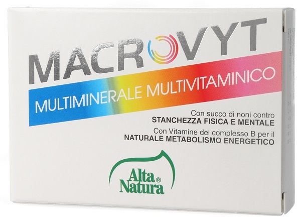 MACROVYT MULTIVITAMINE MULTIMINERALI 30 COMPRESSE - Farmafamily.it
