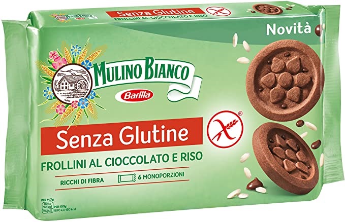 MULINO BIANCO SENZA GLUTINE FROLLINI AL CIOCCOLATO E RISO 6 MONOPORZIONI DA 41,66 G - Farmafamily.it