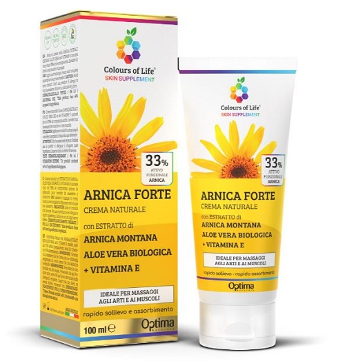 COLOURS OF LIFE SKIN SUPPLEMENT ARNICA FORTE 33% CREMA 100 ML - Farmafamily.it