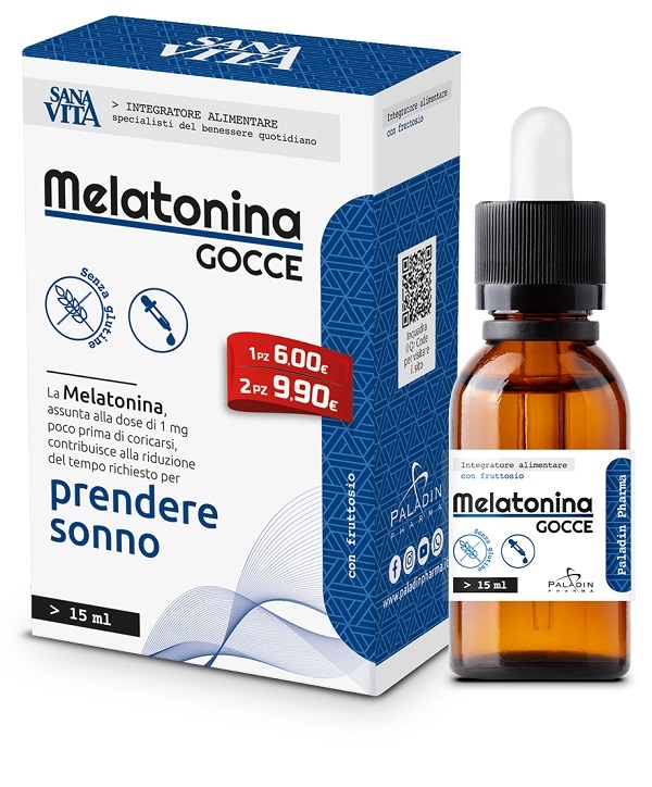 SANAVITA MELATONINA GOCCE 15 ML - Farmafamily.it