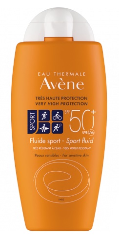 EAU THERMALE AVENE SOLARE FLUIDO SPORT SPF 50+ 100 ML - Farmafamily.it