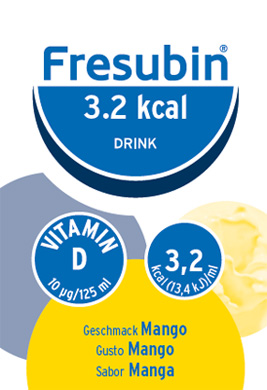 FRESUBIN 3,2 KCAL DRINK MANGO 4 X 125 ML - Farmafamily.it
