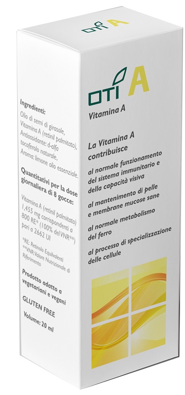 OTI A VITAMINA A GOCCE 20 ML - Farmafamily.it