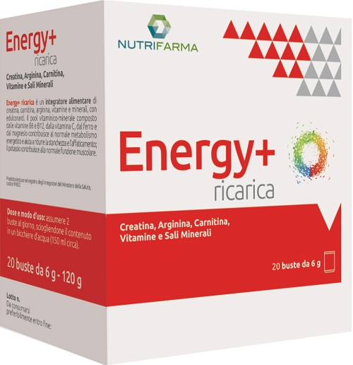 ENERGY+ RICARICA 20 BUSTINE - Farmafamily.it