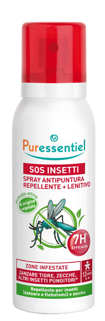 PURESSENTIEL SPRAY ANTIPUNTURA SOS INSETTI PMC 75 ML - Farmafamily.it
