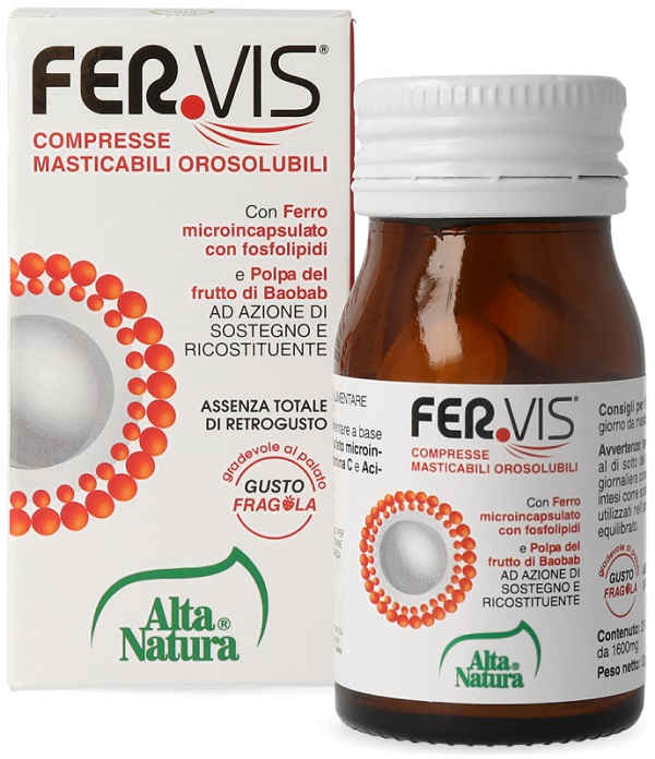 FERVIS 20 COMPRESSE MASTICABILI OROSOLUBILI - Farmafamily.it