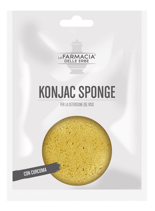 FDE KONJAC SPONGE CURCUMA 1 PEZZO - Farmafamily.it