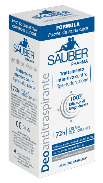 SAUBER DEOANTITRASPIRANTE 72H CREMA 30 ML - Farmafamily.it