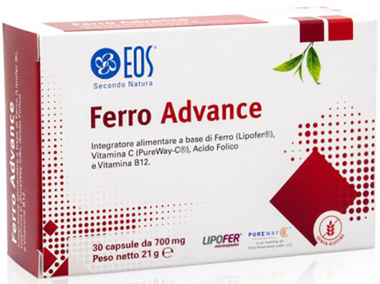 EOS FERRO ADVANCE 30 CAPSULE - Farmafamily.it