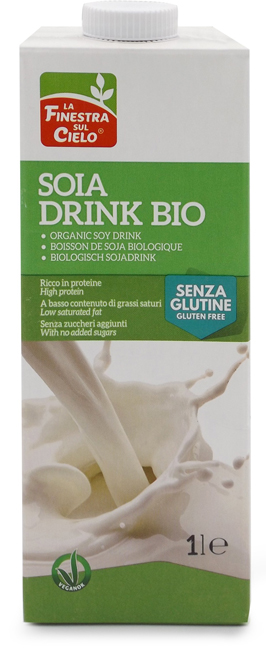 BEVANDA SOIA DRINK SENZA GLUTINE BIO 1 LITRO - Farmafamily.it