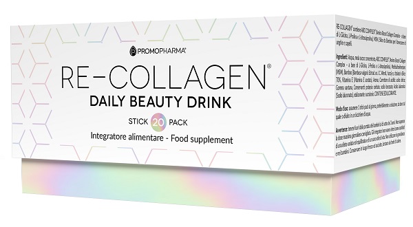 RE-COLLAGEN DAILY BEAUTY DRINK 20 STICK PACK X 12 ML - Farmafamily.it