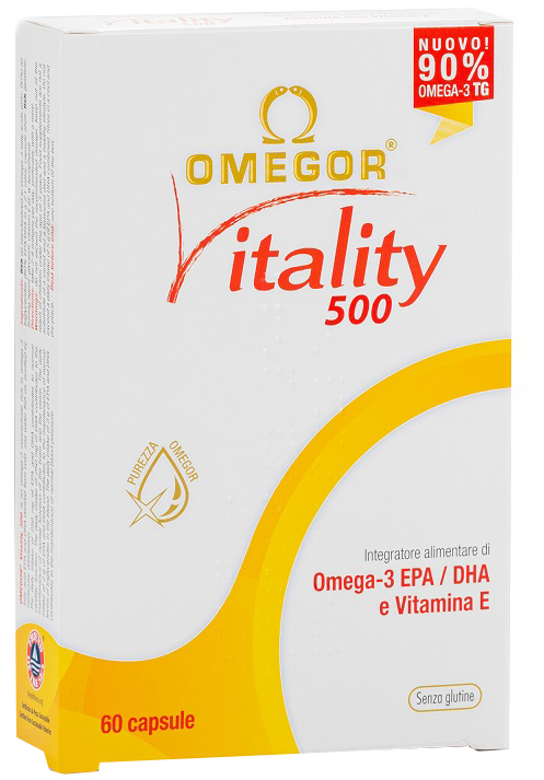 OMEGOR VITALITY 500 60 CAPSULE - Farmafamily.it