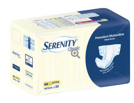 SERENITY PANNOLONE A MUTANDINA CLASSIC EXTRA XL 15 PEZZI - Farmafamily.it