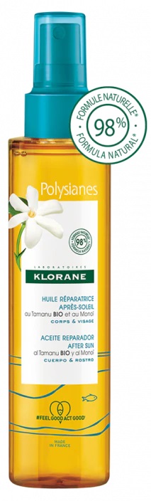 KLORANE OLIO RISTRUTTURANTE DOPOSOLE AL TAMANU E MONOI 150 ML - Farmafamily.it