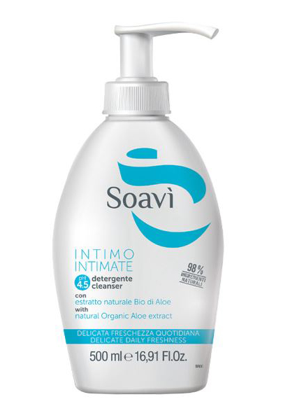 SOAVI INTIMO DELICATO PH4,5 FLACONE CON DISPENSER 500 ML - Farmafamily.it