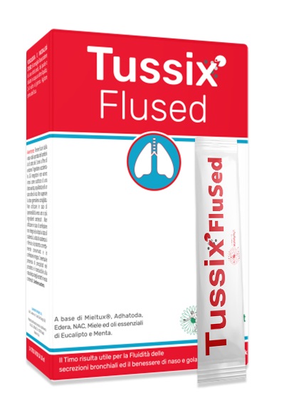 TUSSIX FLUSED 14 STICK PACK 10 ML - Farmafamily.it