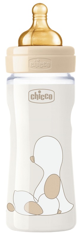 CHICCO BIBERON ORIGINAL 250ML TOUCH REGULAR UNISEX CON TETTARELLA IN CAUCCIU' - Farmafamily.it