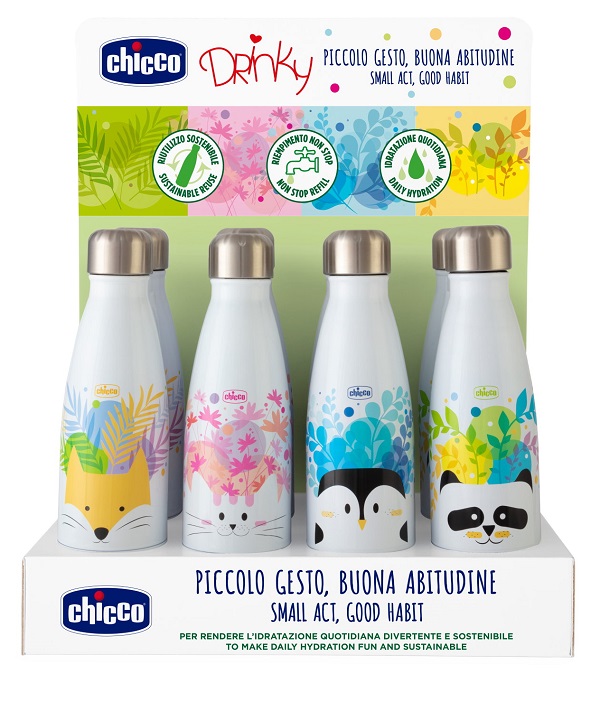 CHICCO BORRACCIA INOX 350 ML - Farmafamily.it