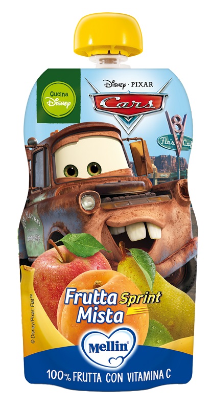 POUCH DISNEY CARS FRUTTA MISTA 110 G - Farmafamily.it