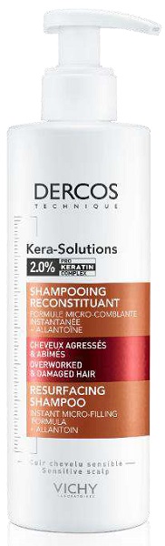 DERCOS TECHNIQUE KERASOL SHAMPOO RISTRUTTURANTE 250 ML - Farmafamily.it