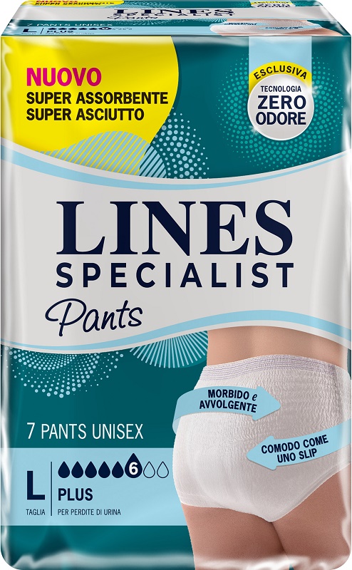 LINES SPECIALIST PANTS PLUS UNISEX L 7 PEZZI - Farmafamily.it