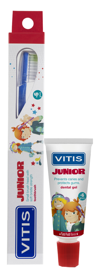 VITIS JUNIOR SPAZZOLINO + GEL 15 ML - Farmafamily.it