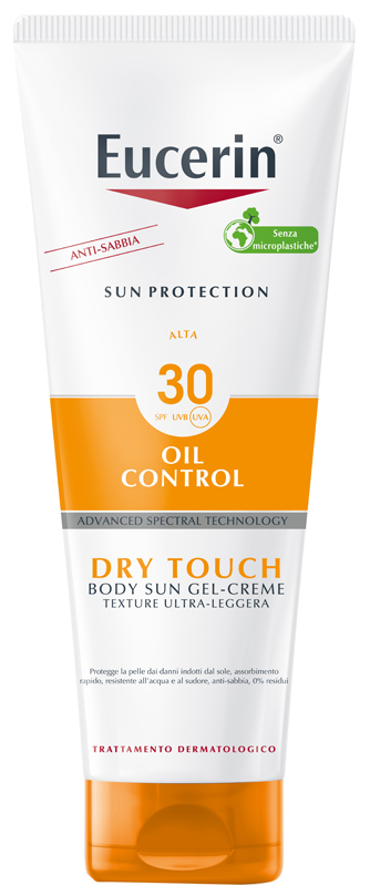 EUCERIN SUN GEL DRY TOUCH SPF30+ 200 ML - Farmafamily.it