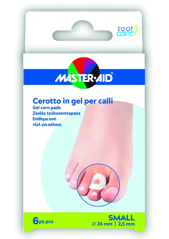 MASTER-AID FOOT CARE CEROTTO GEL CALLI TAGLIA S 6 PEZZI - Farmafamily.it