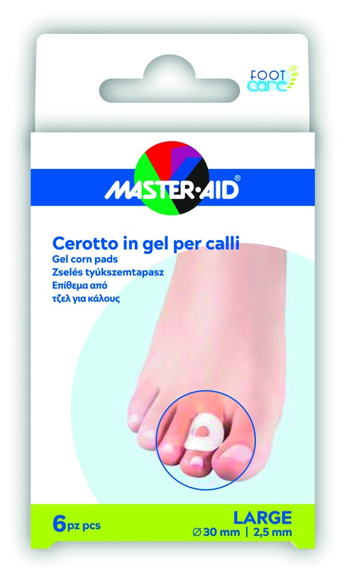 MASTER-AID FOOT CARE CEROTTO GEL CALLI TAGLIA L 6 PEZZI - Farmafamily.it