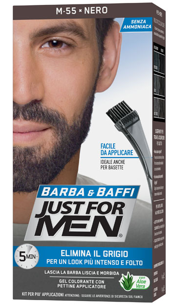 JUST FOR MEN BARBA & BAFFI M55 NERO 51 G - Farmafamily.it