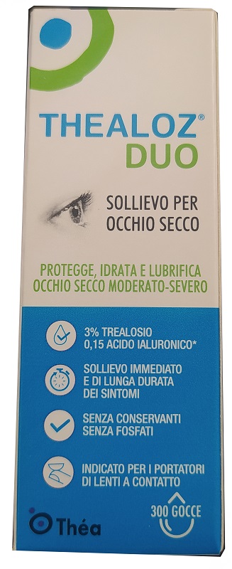 SOLUZIONE OCULARE THEALOZ DUO 10 ML - Farmafamily.it