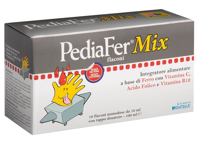 PEDIAFER MIX 10 FLACONI DA 10 ML - Farmafamily.it