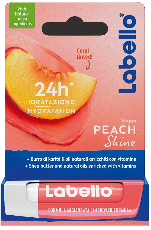 LABELLO PEACH SHINE 5 G - Farmafamily.it