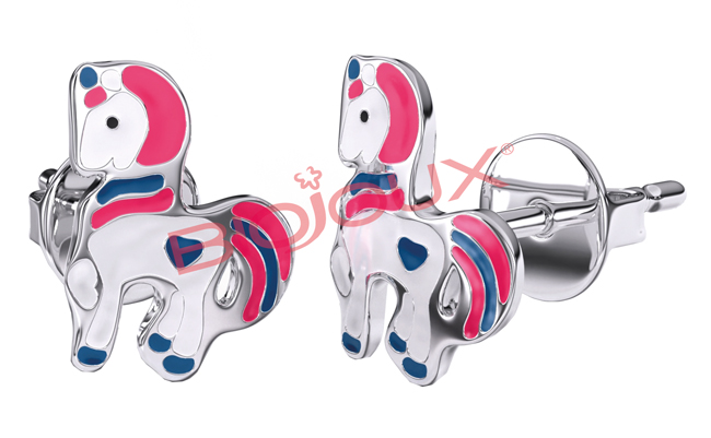 ORECCHINO STERILE BJT703 STS BABY UNICORN - Farmafamily.it