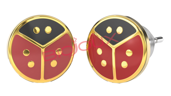 ORECCHINO STERILE BJT720 GP BABY LADYBUG - Farmafamily.it