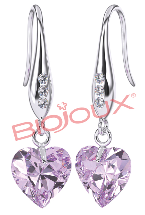 ORECCHINO STERILE BJT721 STS BOREAL HEART - Farmafamily.it