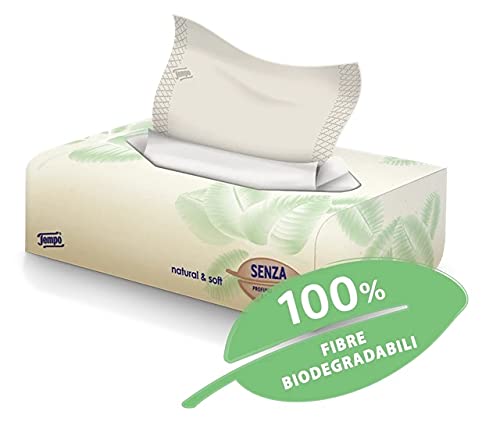 TEMPO BOX FAZZOLETTI NATURAL&SOFT 70 PEZZI - Farmafamily.it
