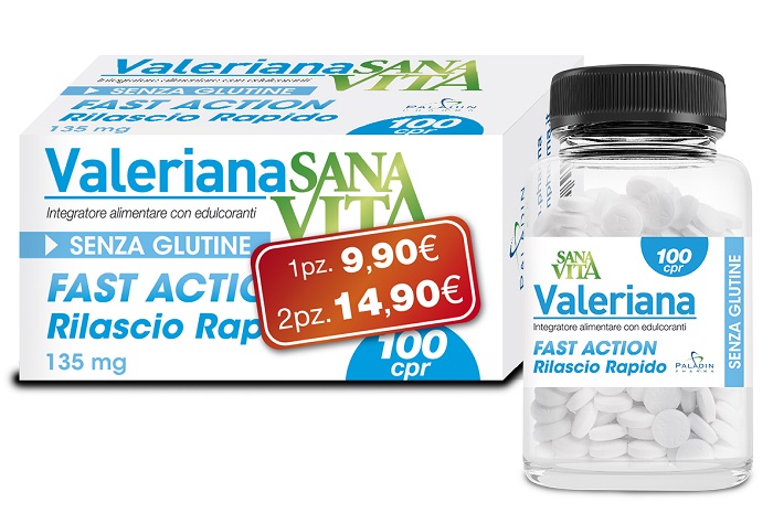 SANAVITA VALERIANA 100 COMPRESSE - Farmafamily.it
