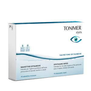 TONIMER EYES SALVIETTINE OFTALMICHE 16 PEZZI - Farmafamily.it
