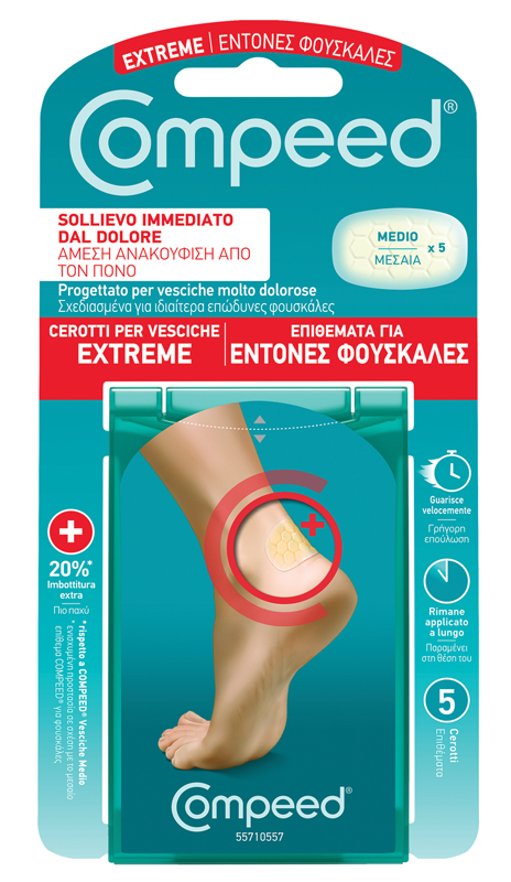COMPEED CEROTTI PER VESCICHE EXTREME 5 PEZZI - Farmafamily.it