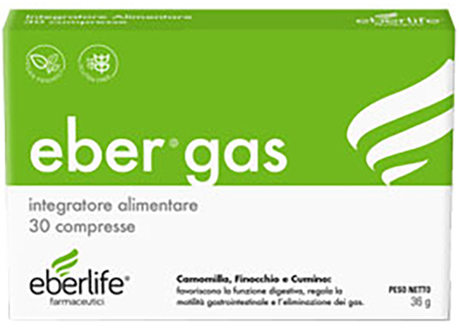 EBERGAS 30 COMPRESSE - Farmafamily.it