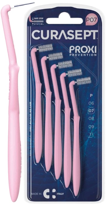 CURASEPT PROXI ANGLE P07 ROSA/PINK 5 PEZZI - Farmafamily.it