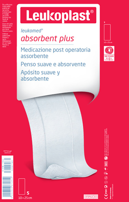 LEUKOMED MEDICAZIONE POST-OPERATORIA IN TESSUTO NON TESSUTO 10 X 25 CM - Farmafamily.it