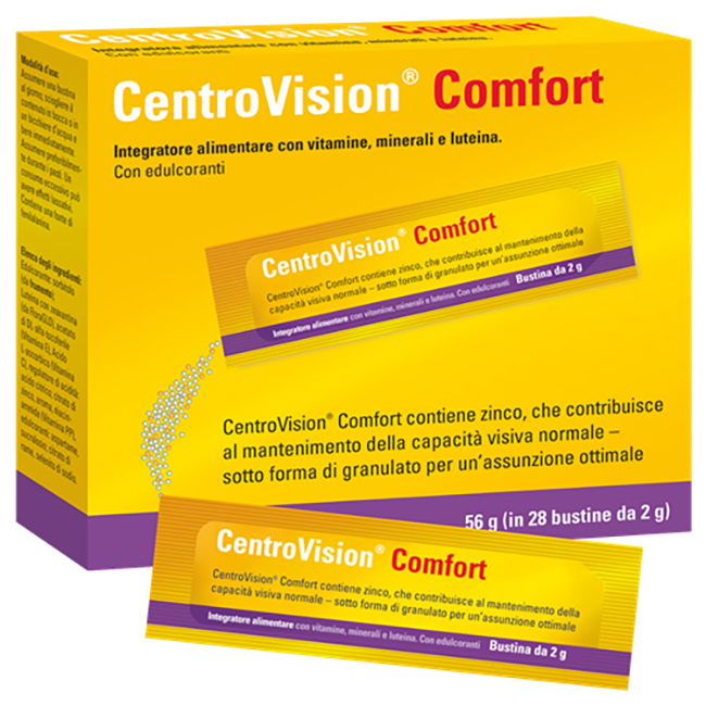 CENTROVISION COMFORT 28 BUSTINE GUSTO ARANCIA - Farmafamily.it